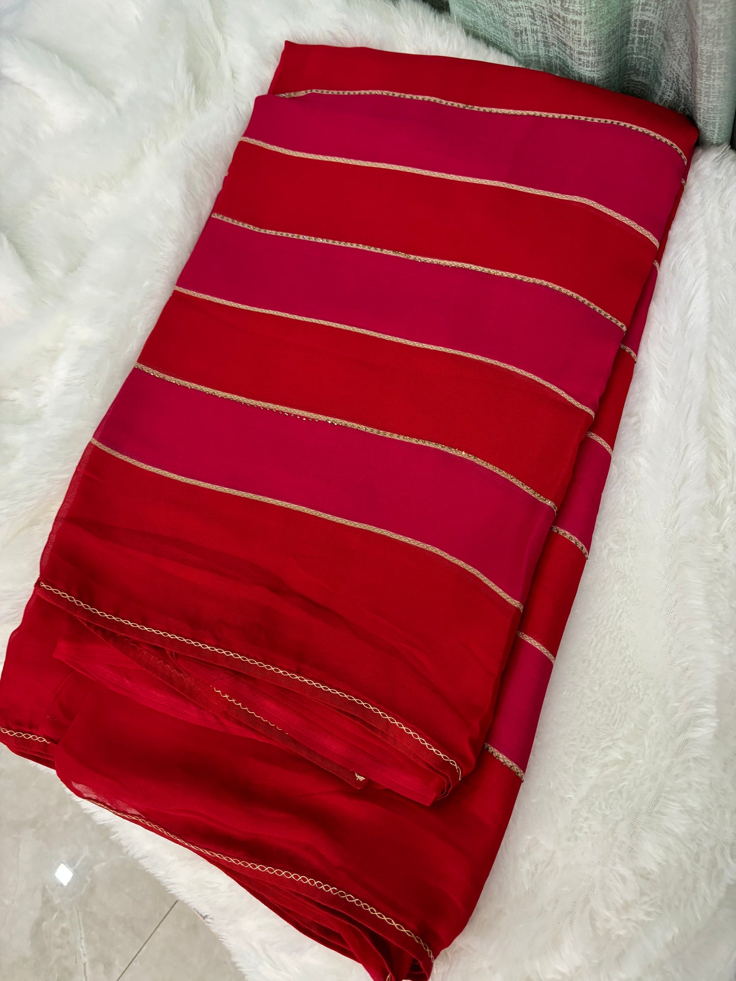 FANCY GEORGETTE CHIFFON SAREE