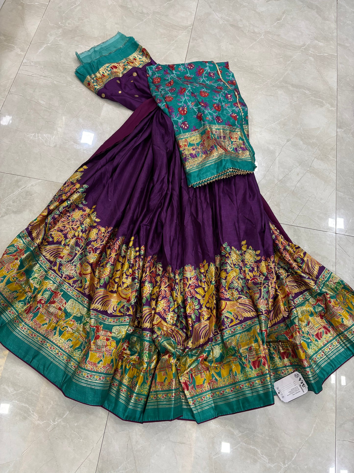 DOLA SILK LEHANGA WITH DUPATTA (UNSTITCHED BLOUSE)