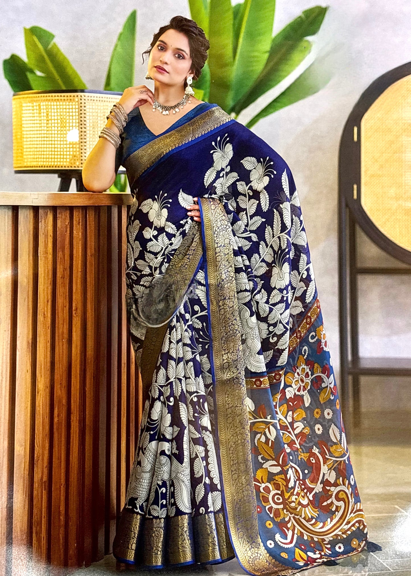 Cotton in Kalamkari Print