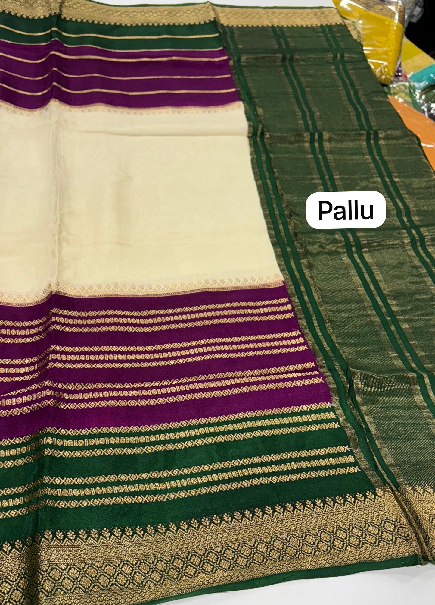 PURE VISCOSE SILK SAREE IN 3D PATTERN