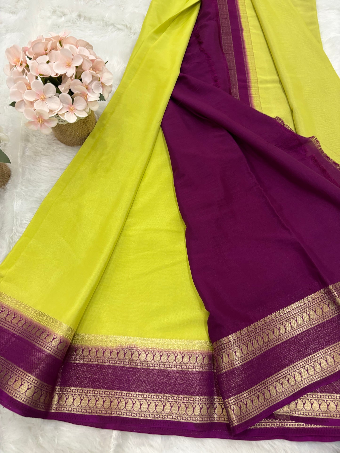PREMIUM SEMI MYSORE SILK SAREE