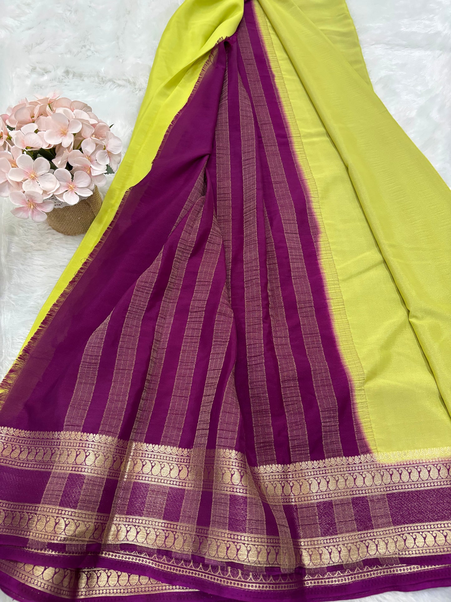 PREMIUM SEMI MYSORE SILK SAREE
