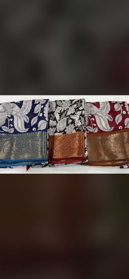 Cotton in Kalamkari Print