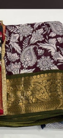 Cotton in Kalamkari Print