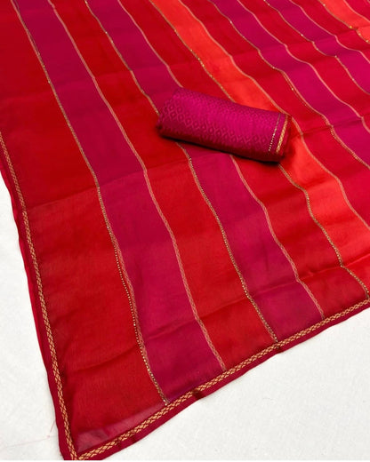FANCY GEORGETTE CHIFFON SAREE