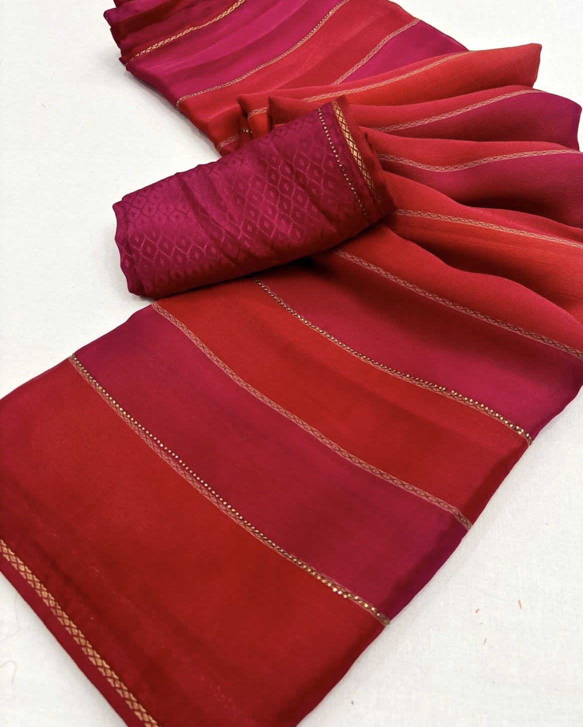 FANCY GEORGETTE CHIFFON SAREE