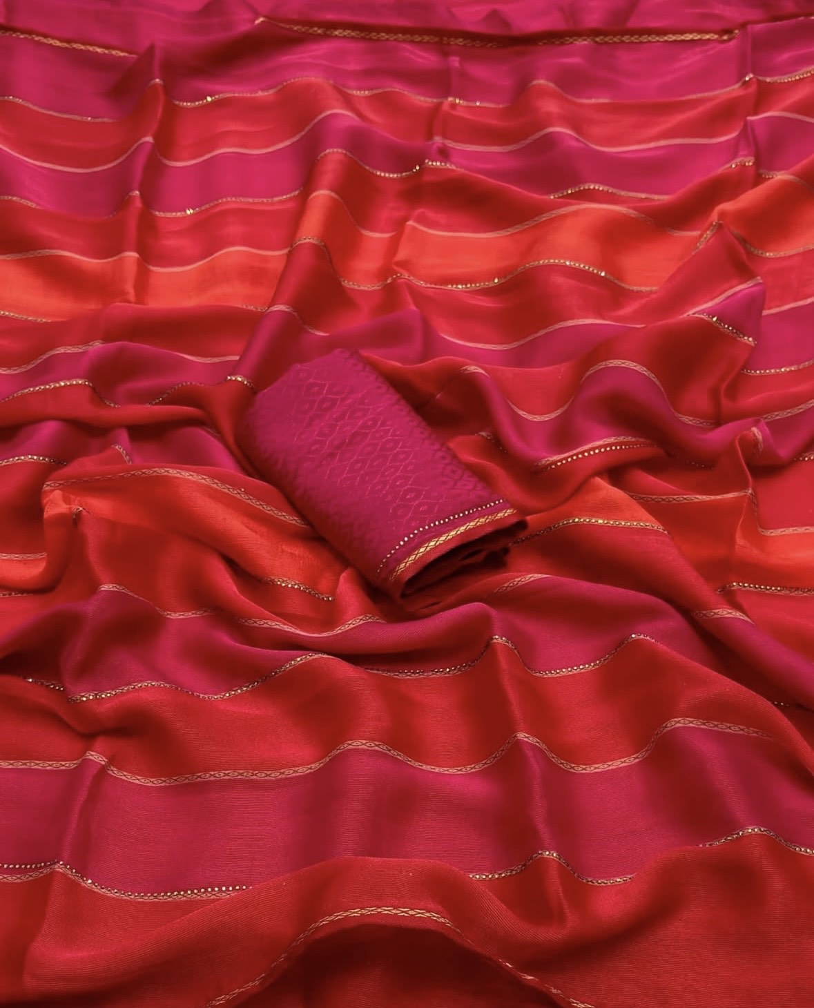 FANCY GEORGETTE CHIFFON SAREE