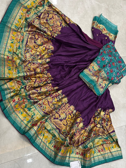 DOLA SILK LEHANGA WITH DUPATTA (UNSTITCHED BLOUSE)